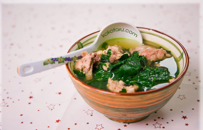 Nhấn vào ảnh để phóng to canh rau nhót