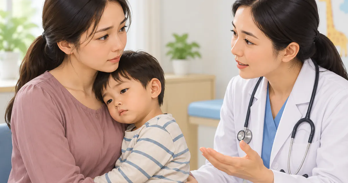 Cha mẹ đưa trẻ mệt và ăn kém kéo dài đến nhân viên y tế để đánh giá
