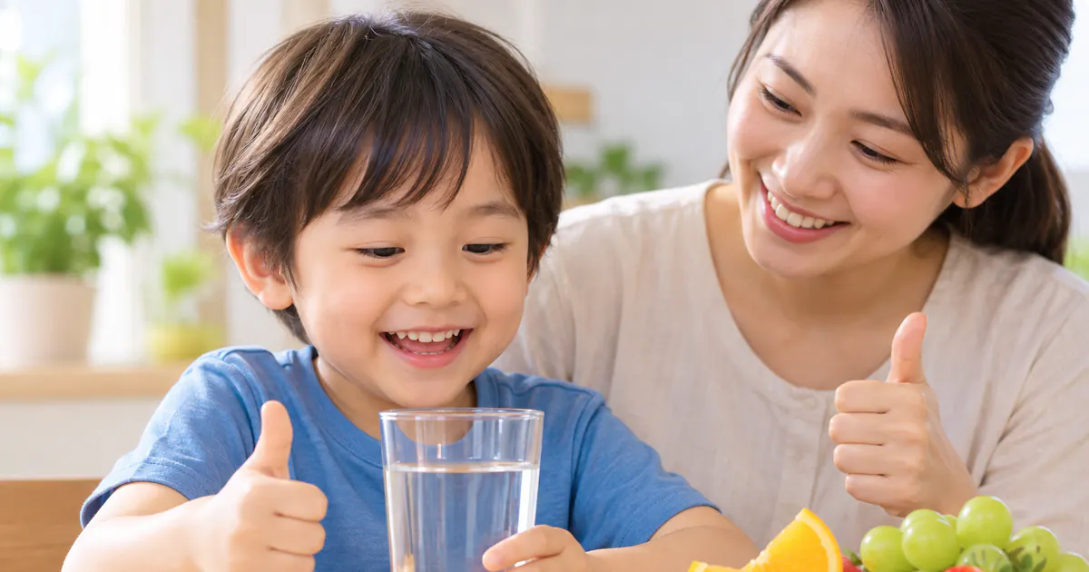 Trẻ chọn nước lọc thay cho đồ uống có ga và nhiều đường