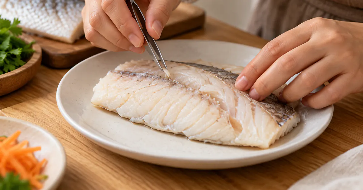Cha mẹ thực hiện cách chọn cá ít xương cho bữa ăn của trẻ tại nhà