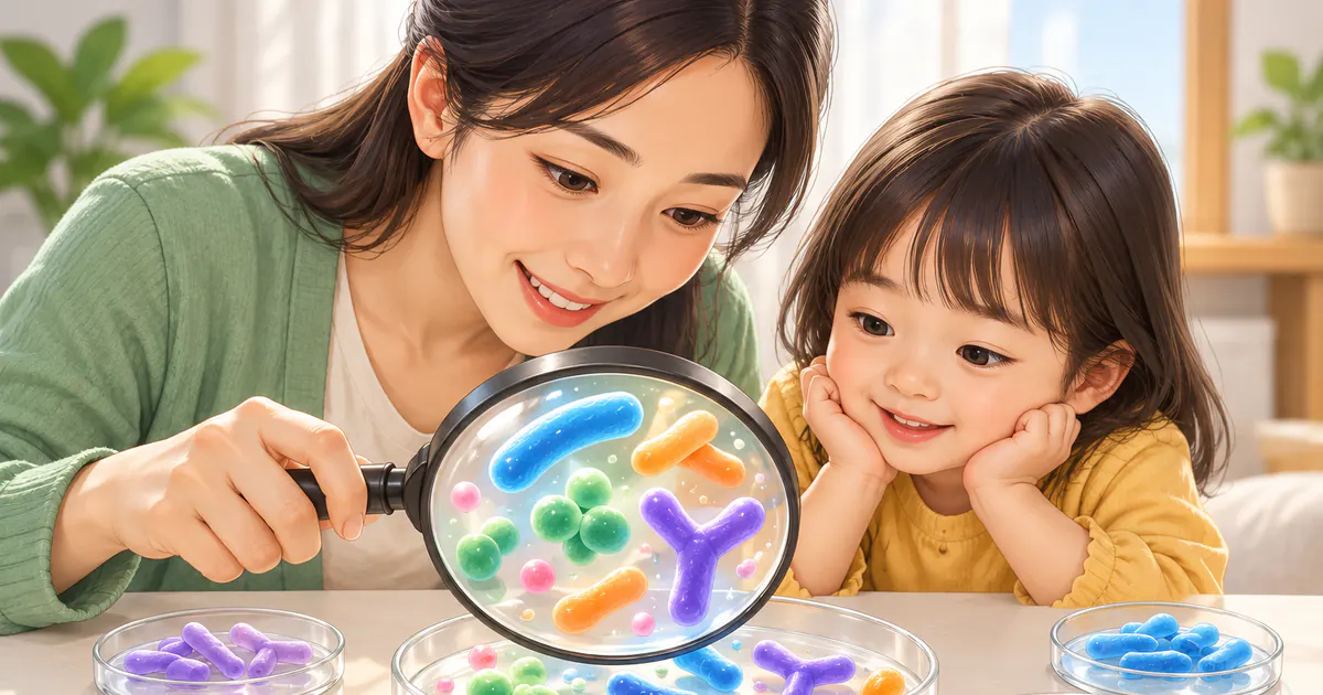 Cha mẹ thực hành cách đọc nhãn men vi sinh dành cho trẻ