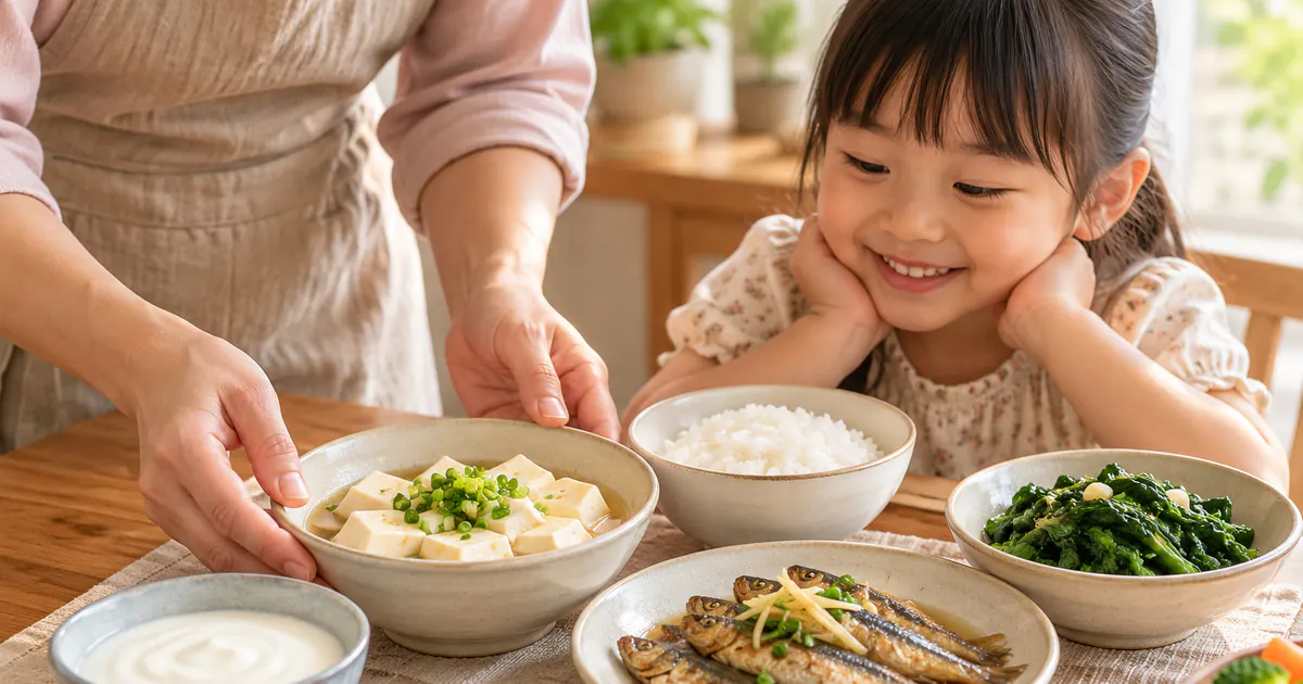 Cách kết hợp thực phẩm giàu canxi cho trẻ trong bữa ăn gia đình