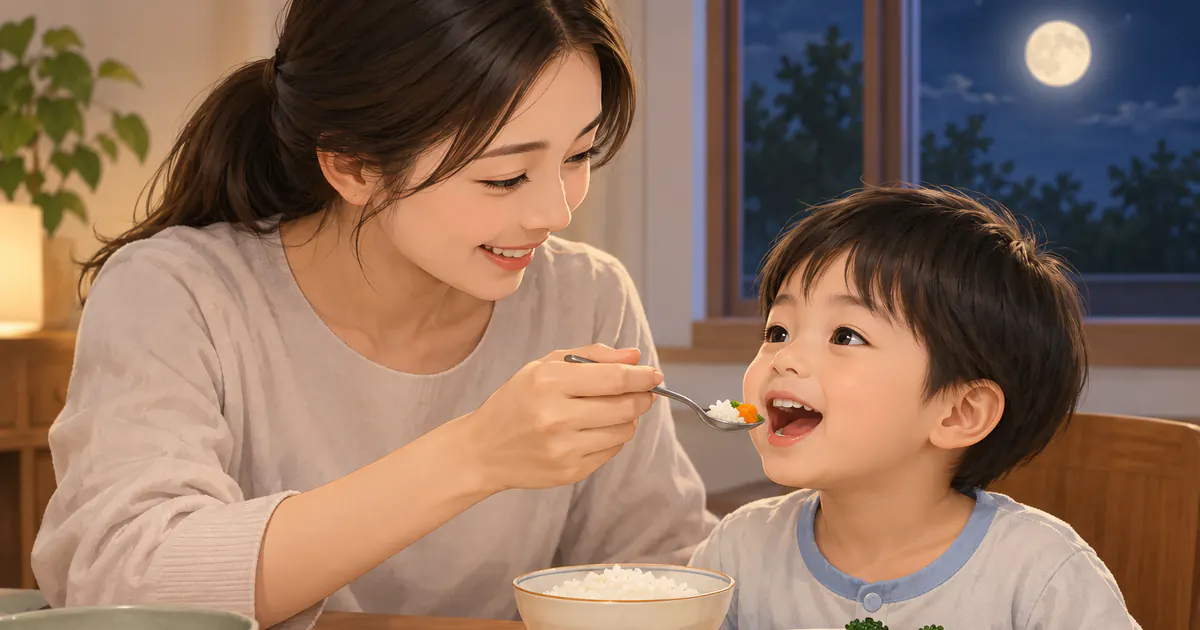Cha mẹ chuẩn bị bữa tối nhỏ và cân đối khi gia đình về muộn