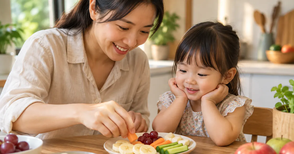 Cha mẹ chuẩn bị khẩu phần minh họa trẻ cần bao nhiêu bữa phụ theo từng độ tuổi