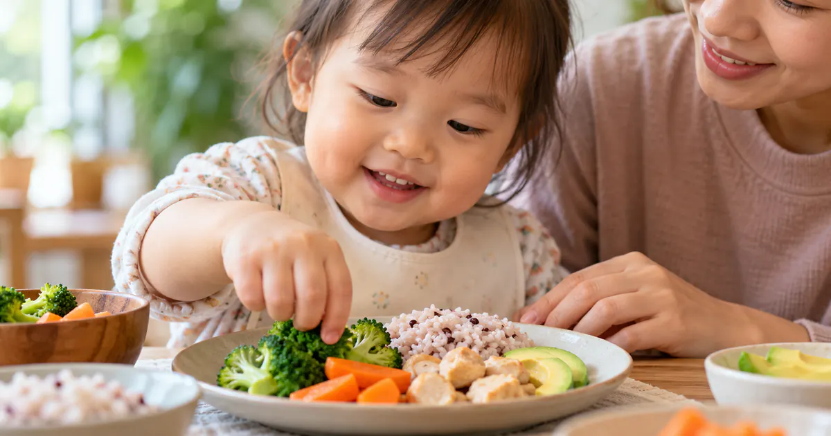 Bữa ăn đa dạng hỗ trợ trẻ tăng trưởng an toàn