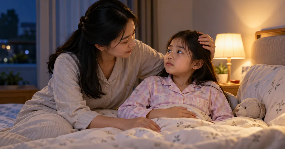 Mẹ trấn an trẻ đau bụng do đầy hơi khi ngủ phải xử lý thế nào