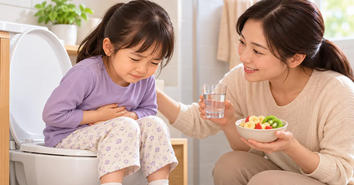 Cha mẹ hỗ trợ trẻ ngồi đúng tư thế và uống nước tại nhà