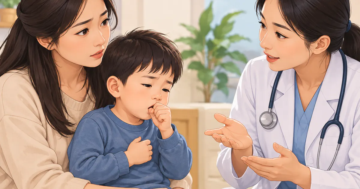 Cha mẹ trao đổi với nhân viên y tế khi trẻ có dấu hiệu khó nuốt