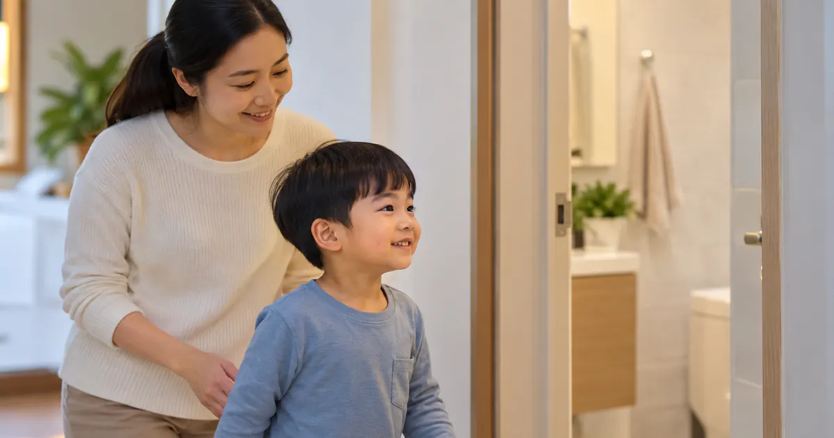 Cha mẹ hướng dẫn trẻ duy trì thói quen đi ngoài nhẹ nhàng sau vận động