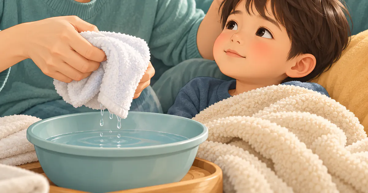 Chuẩn bị nước ấm và khăn mềm để vệ sinh nhẹ nhàng cho trẻ sau đại tiện