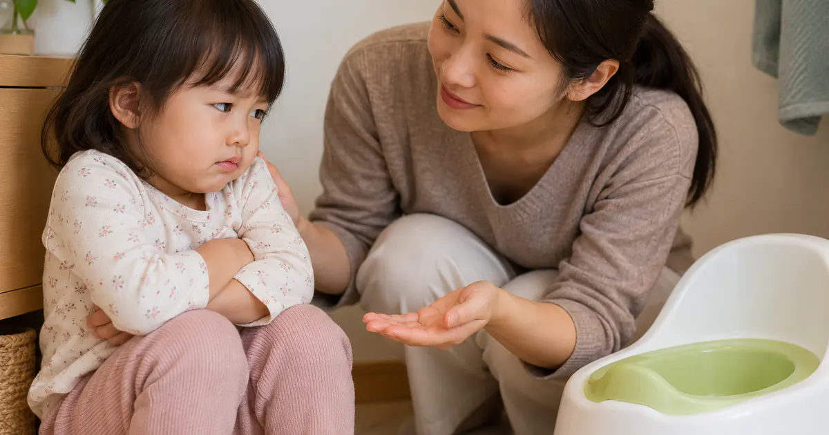 Mẹ hỗ trợ trẻ táo bón không chịu ngồi bô phải làm sao tại nhà
