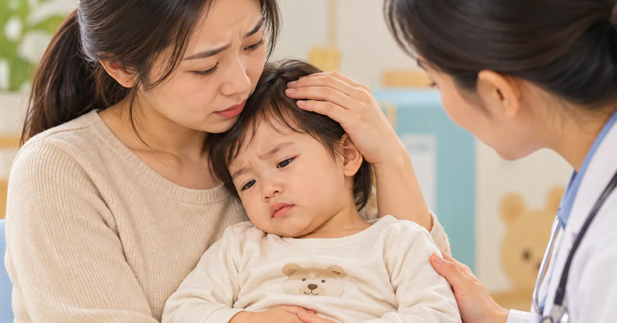 Cha mẹ nhận biết trẻ mệt và đau bụng cần được khám sớm